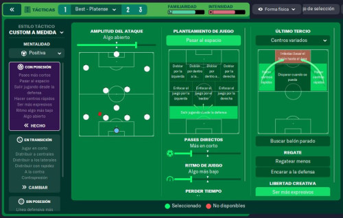 Platense campeon 4 3 3 Tácticas FM23 Football Manager Español