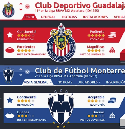 Actualización Escudos Liga BBVA MX