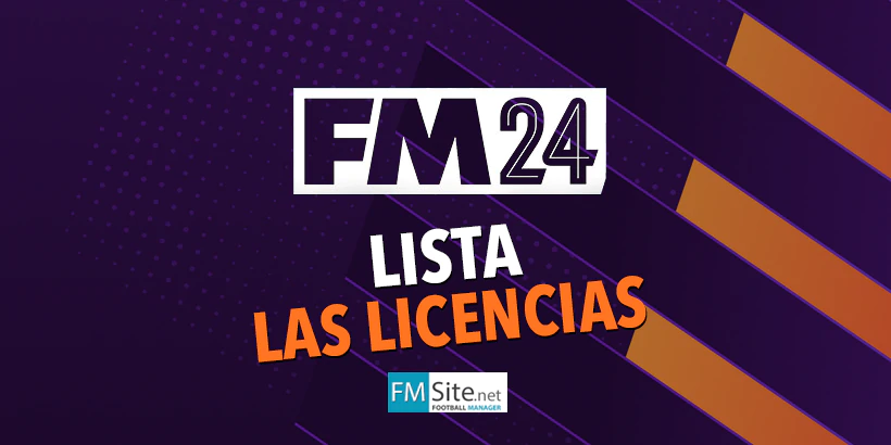 Licencias en el Football Manager 2024