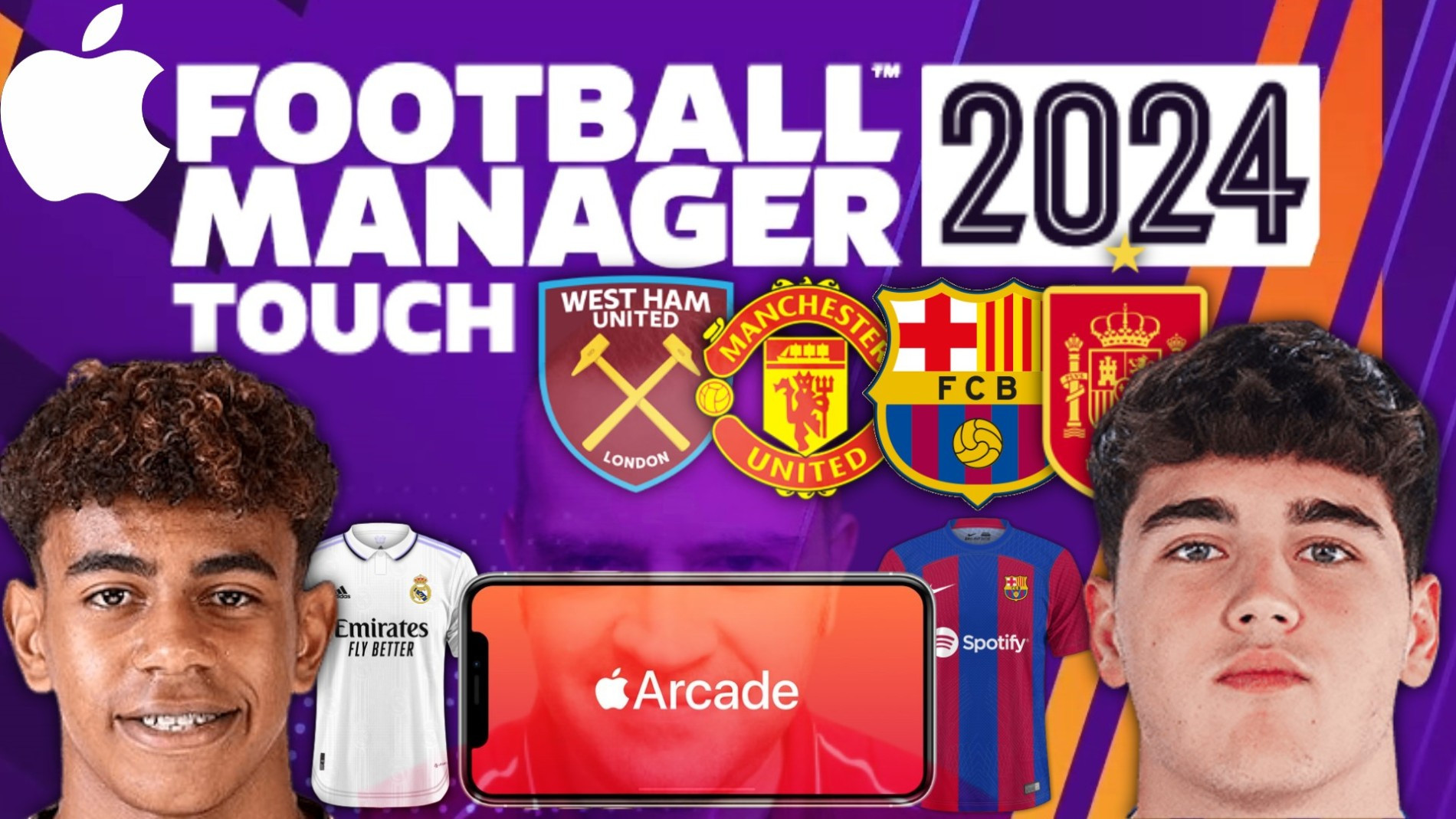 Instala los parches gráficos (LOGOS/FACES/KITS) en Football Manager 2024 Touch para Apple Arcade